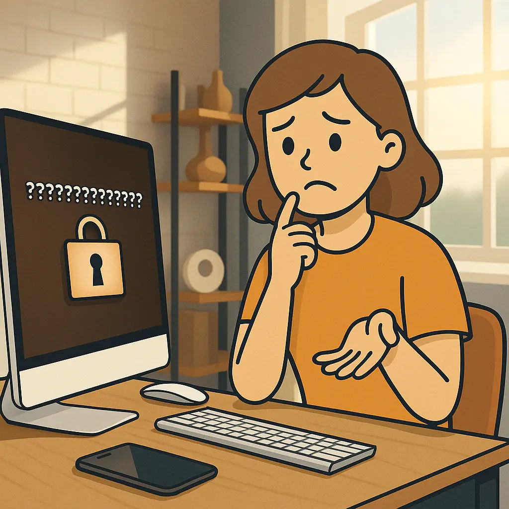 Afbeelding van een computerscherm met een inlogformulier