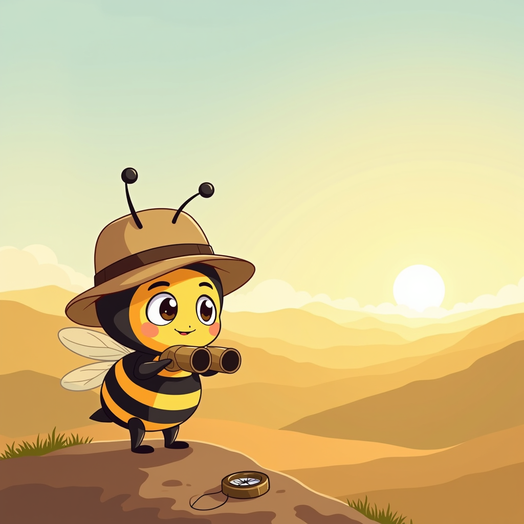 Scout Bee plan illustration